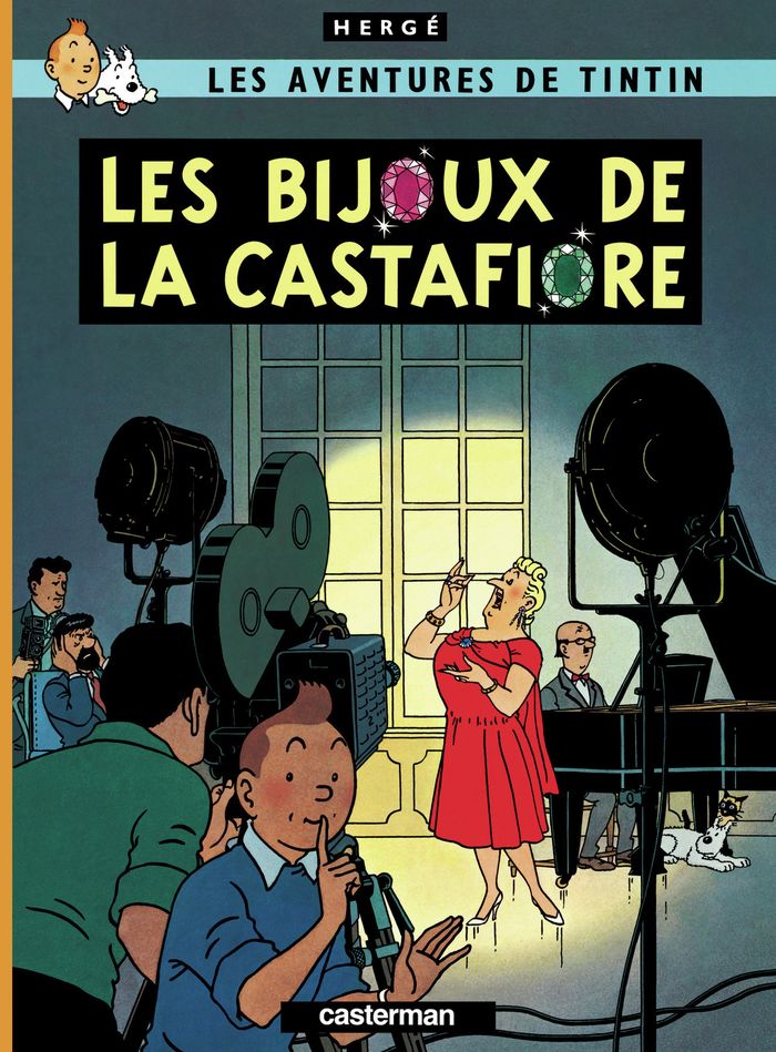 Couverture du livre « TINTIN - T21 - LES BIJOUX DE LA CASTAFIORE » de Herge, librairie Les Contes Infusés à Corte