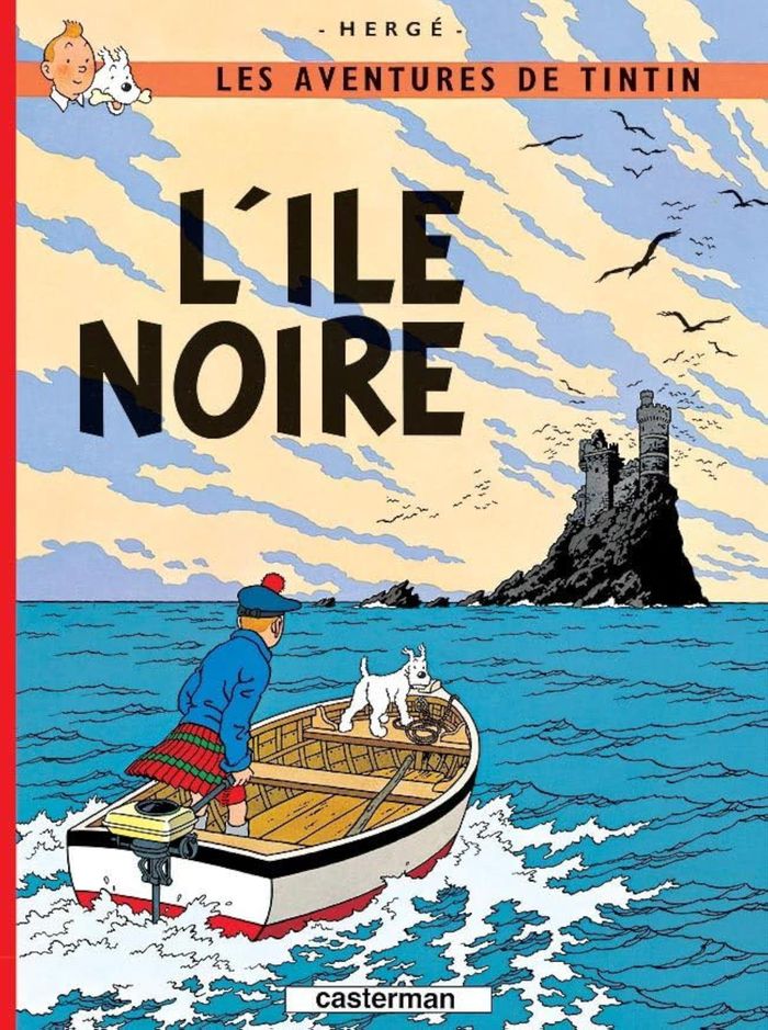 Couverture du livre « L'île noire », librairie Les Contes Infusés à Corte