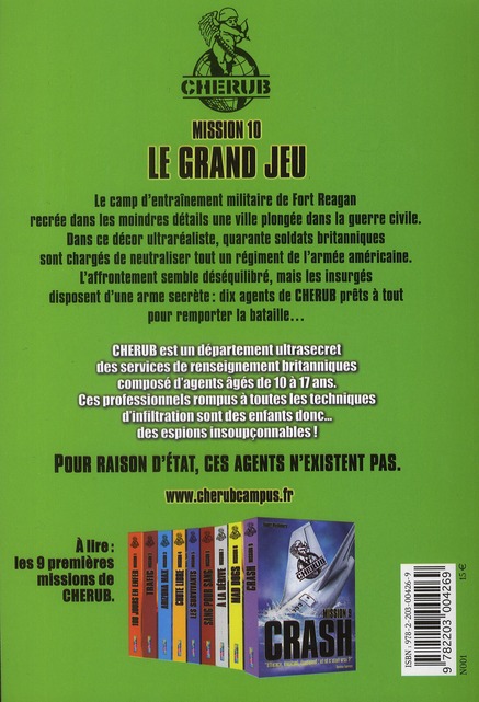 Quatrième de couverture de « Le grand jeu »