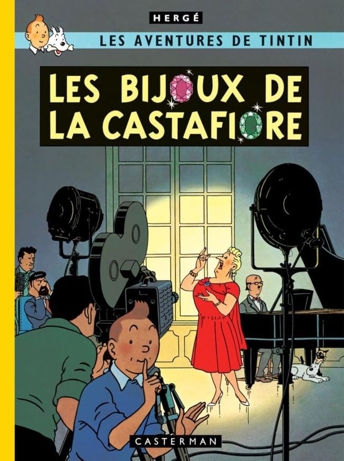 Couverture du livre « Les bijoux de la Castafiore » de Hergé, librairie Les Contes Infusés à Corte