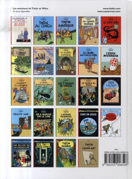 Quatrième de couverture de « L'affaire Tournesol »