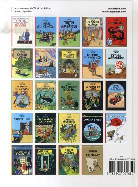 Quatrième de couverture de « Les bijoux de la Castafiore »