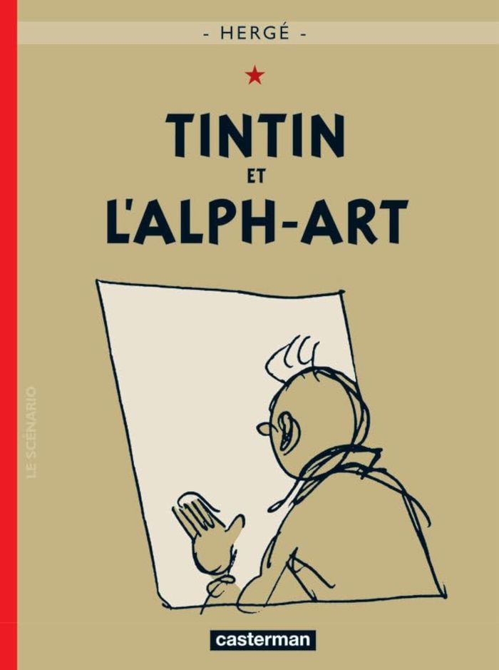 Couverture du livre « Tintin et l'alph-art : la dernière aventure de Tintin » de Hergé, librairie Les Contes Infusés à Corte