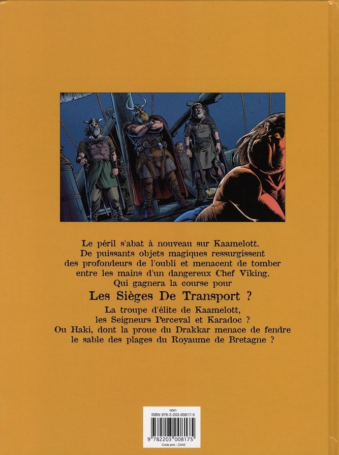 Quatrième de couverture de « KAAMELOTT - T02 - LES SIEGES DE TRANSPORT - ILLUSTRATIONS, COULEUR »
