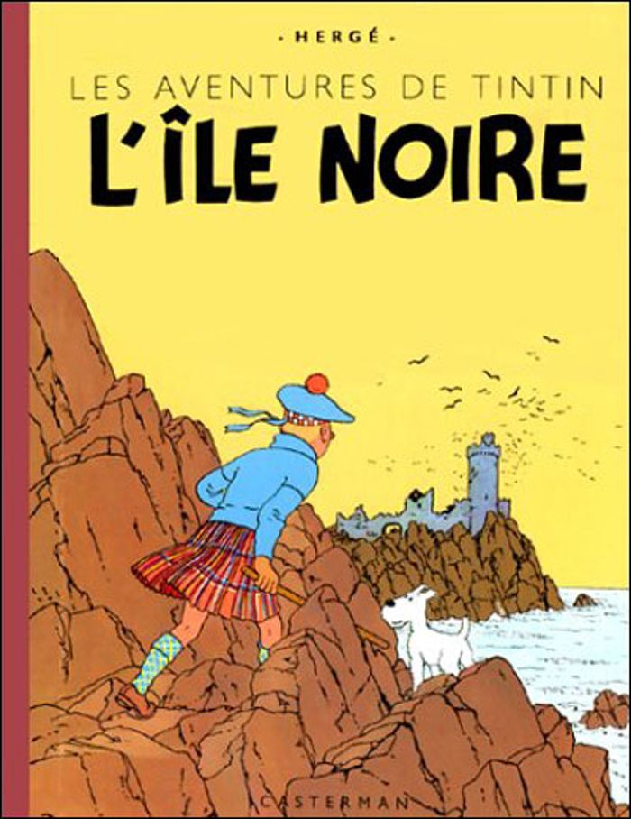 Couverture du livre « L'île noire », librairie Les Contes Infusés à Corte