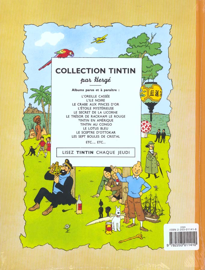 Quatrième de couverture de « Les 7 boules de cristal »