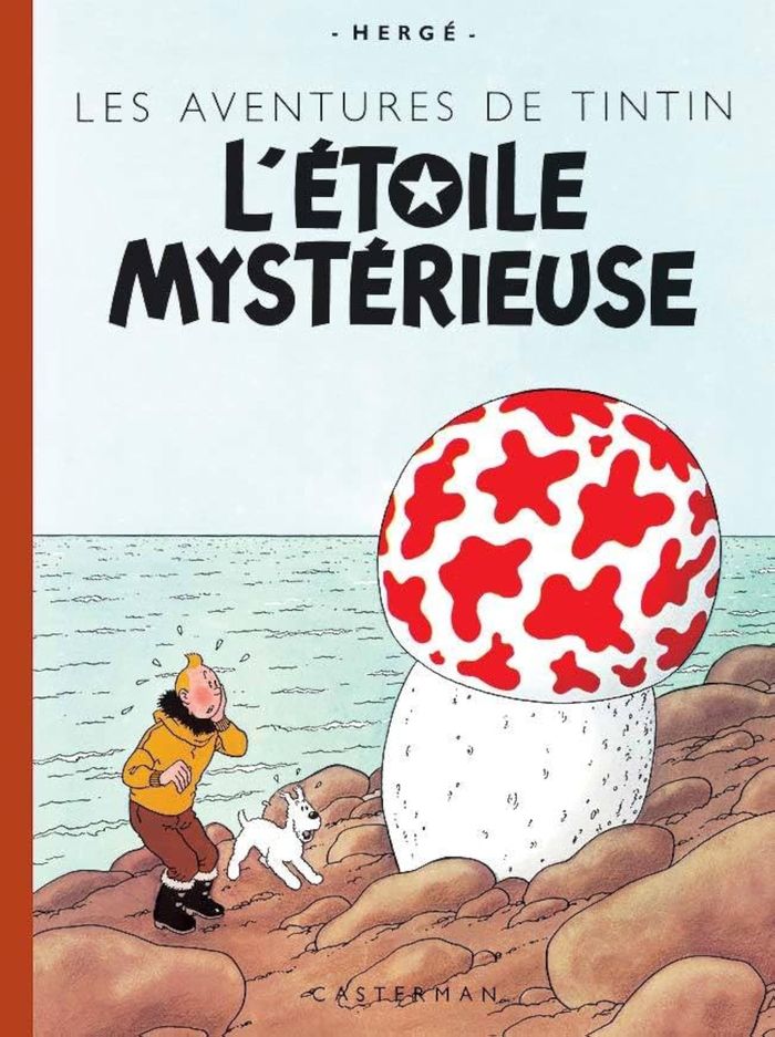Couverture du livre « L'étoile mystérieuse » de Hergé, librairie Les Contes Infusés à Corte