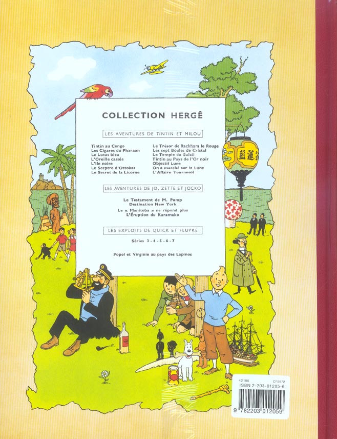 Quatrième de couverture de « L'affaire Tournesol »