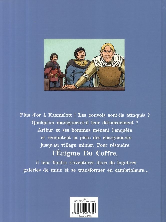 Quatrième de couverture de « KAAMELOTT - T03 - L'ENIGME DU COFFRE »