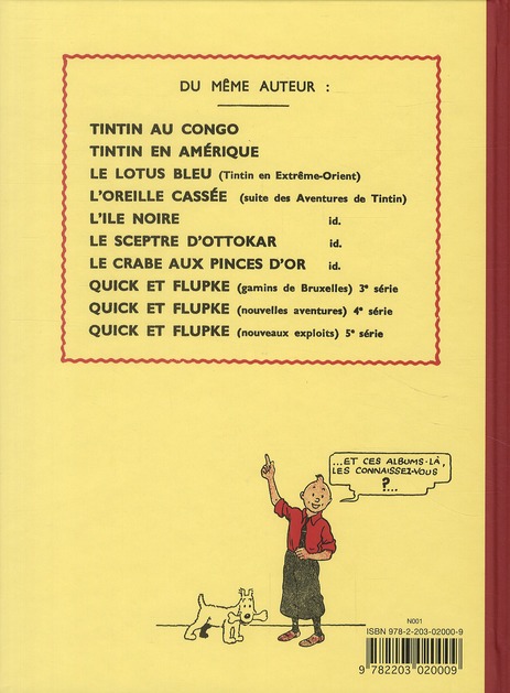 Quatrième de couverture de « Les cigares du pharaon »