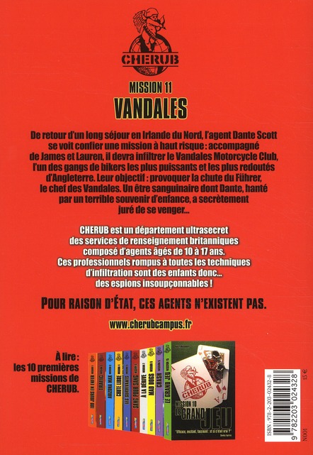 Quatrième de couverture de « Vandales »