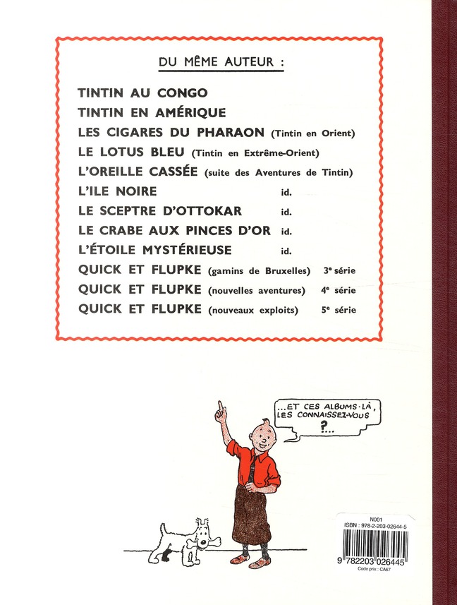 Quatrième de couverture de « Les cigares du pharaon »