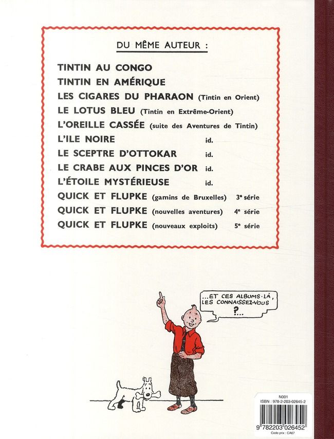 Quatrième de couverture de « Le sceptre d'Ottokar »