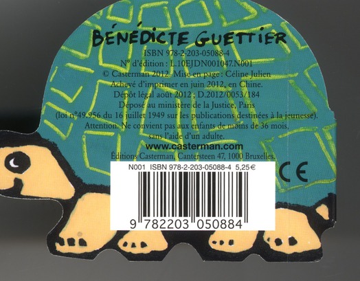 Quatrième de couverture de « La carapace de Carapate »