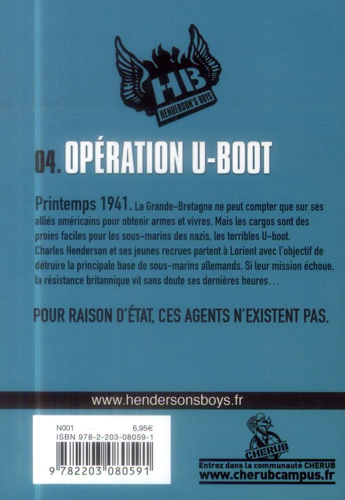 Quatrième de couverture de « Opération U-Boot »
