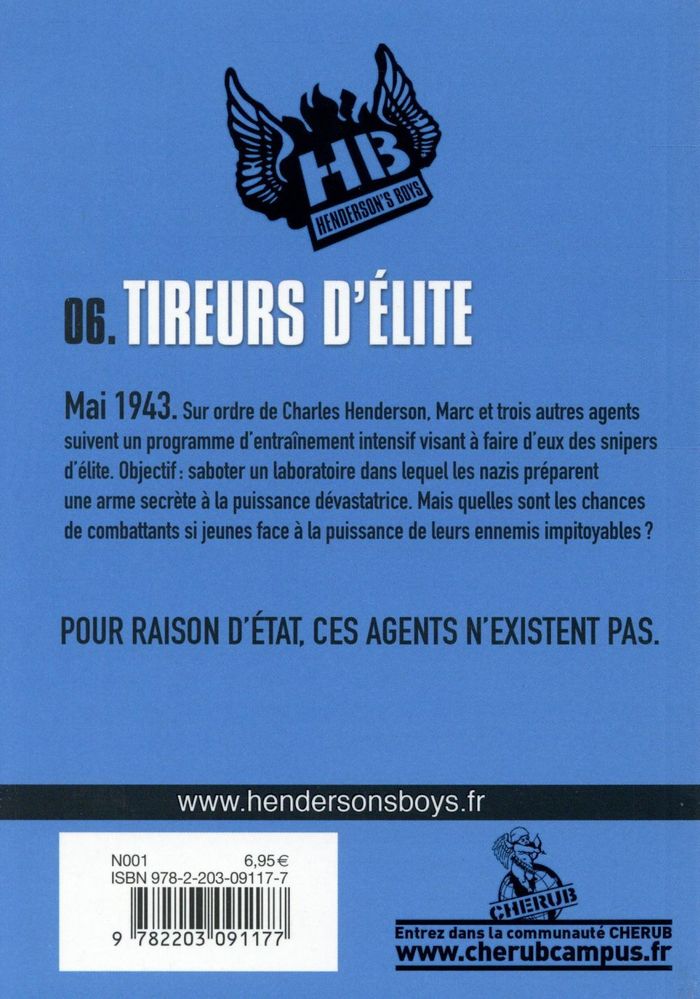 Quatrième de couverture de « Tireurs d'élite »