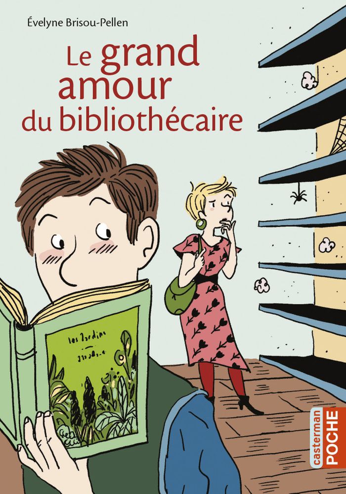 Couverture du livre « Le grand amour du bibliothécaire » de Évelyne Brisou-Pellen, librairie Les Contes Infusés à Corte