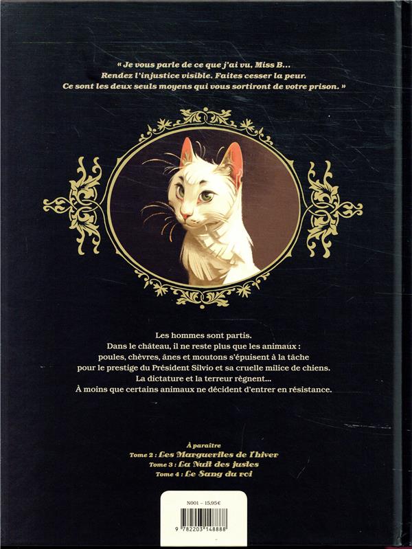 Quatrième de couverture de « LE CHATEAU DES ANIMAUX - T01 - MISS BENGALORE »