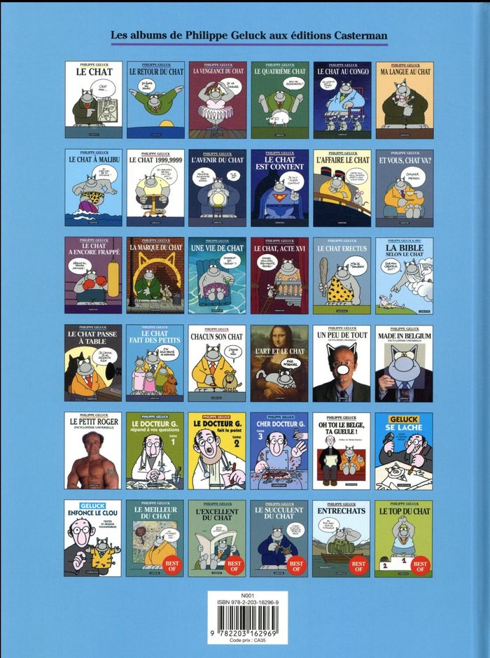 Quatrième de couverture de « LE CHAT - T02 - LE RETOUR DU CHAT - ILLUSTRATIONS, COULEUR »