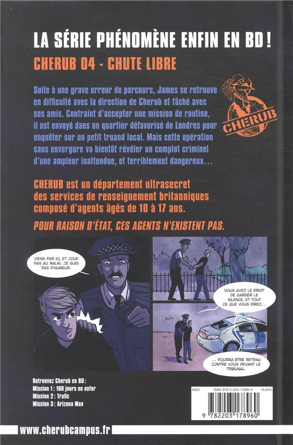Quatrième de couverture de « Chute libre »