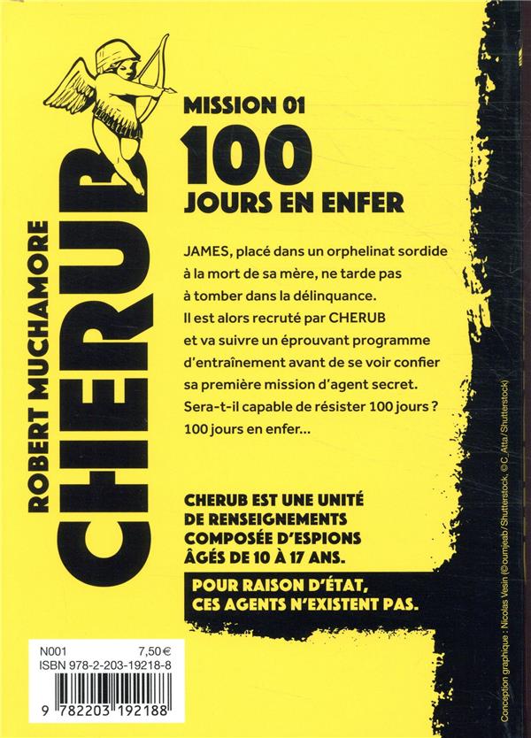 Quatrième de couverture de « CHERUB - T01 - MISSION 1 : 100 JOURS EN ENFER »