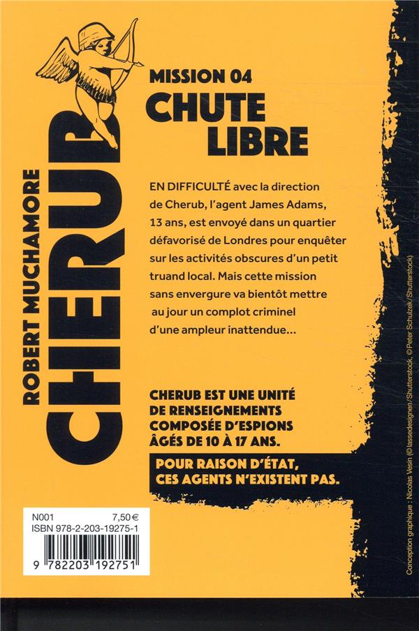 Quatrième de couverture de « CHERUB - T04 - CHERUB - MISSION 4 : CHUTE LIBRE »