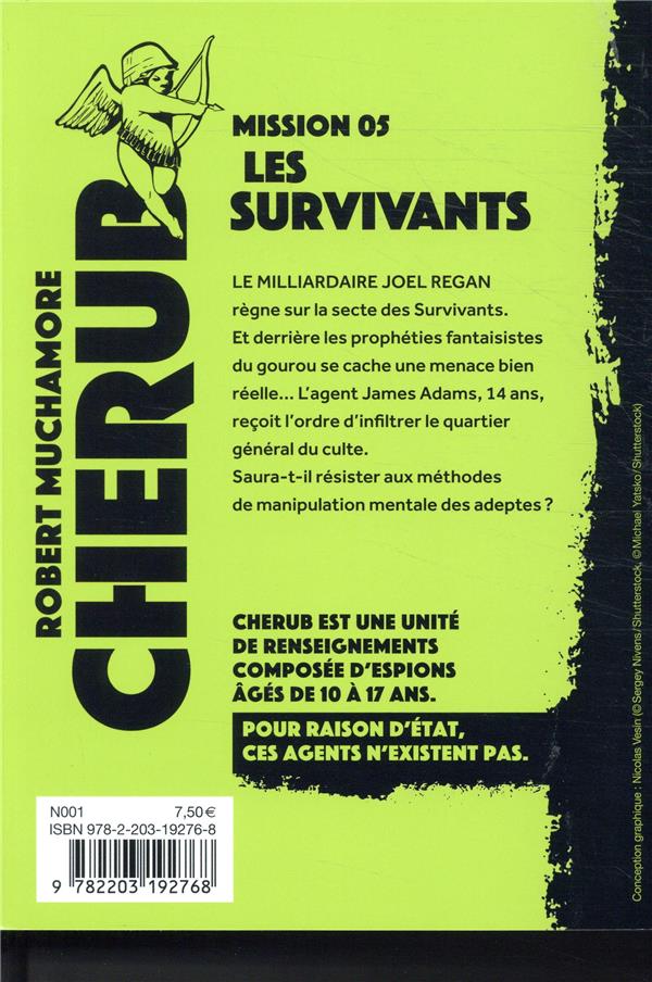 Quatrième de couverture de « CHERUB - T05 - CHERUB - MISSION 5 : LES SURVIVANTS »