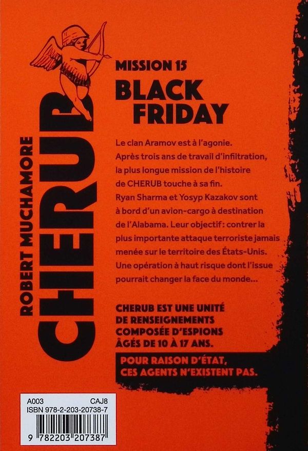 Quatrième de couverture de « CHERUB - T15 - CHERUB - MISSION 15 : BLACK FRIDAY »