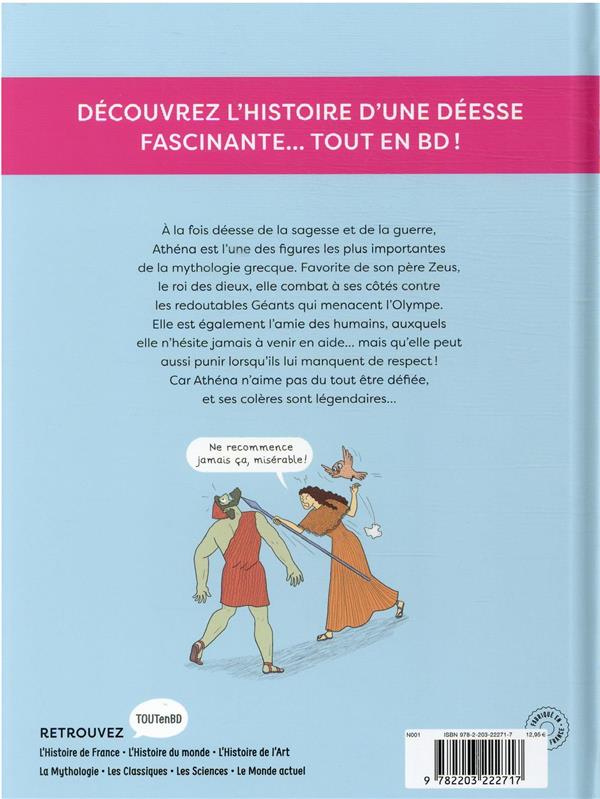 Quatrième de couverture de « Athéna »