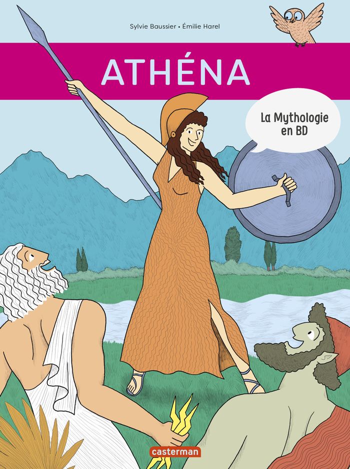 Couverture du livre « Athéna » de Sylvie Baussier, librairie Les Contes Infusés à Corte