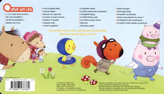 Quatrième de couverture de « Picoti, picota »