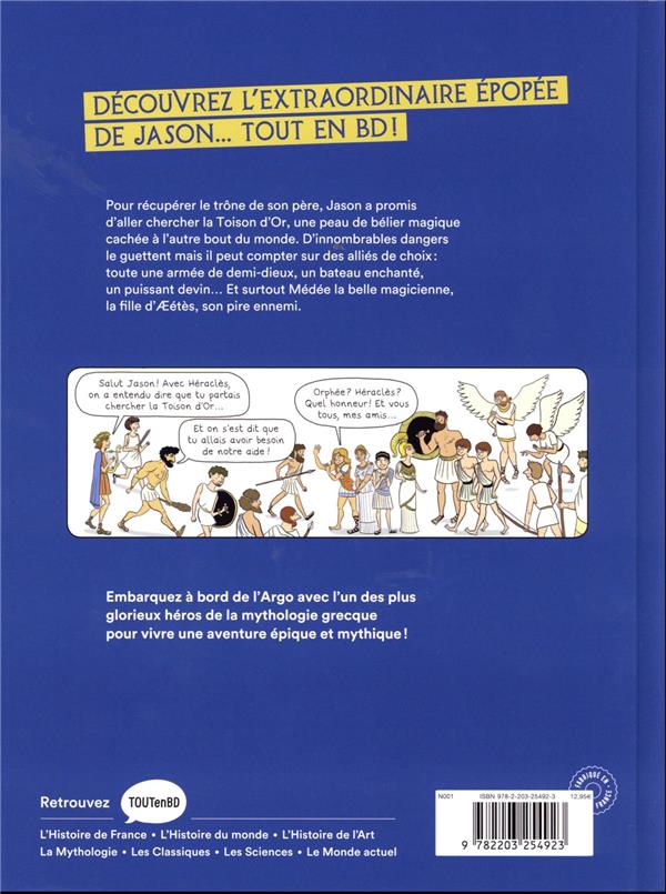 Quatrième de couverture de « Jason et la Toison d'Or : ne2023 »