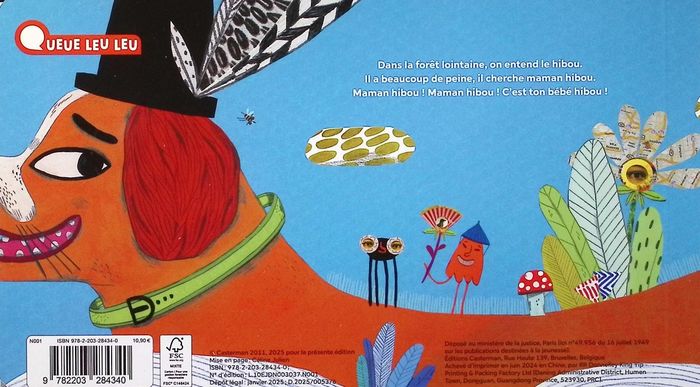 Quatrième de couverture de « Coucou hibou ! »