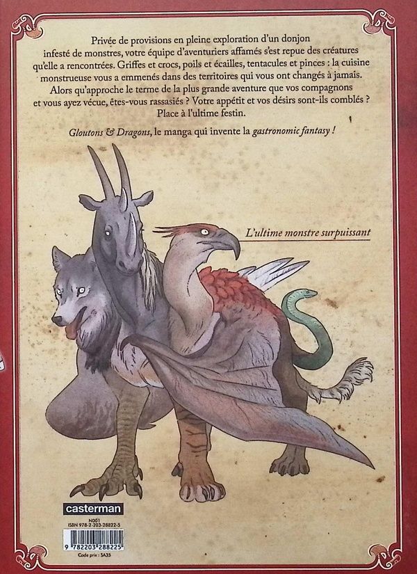 Quatrième de couverture de « Gloutons & dragons »