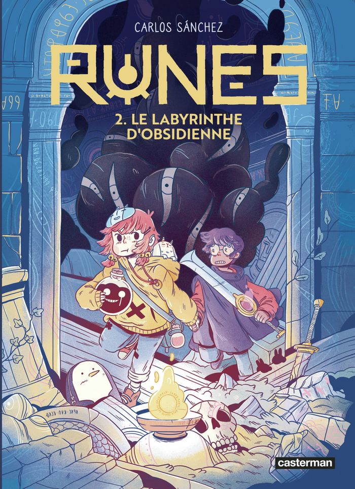 Couverture du livre « Le labyrinthe d'obsidienne », librairie Les Contes Infusés à Corte