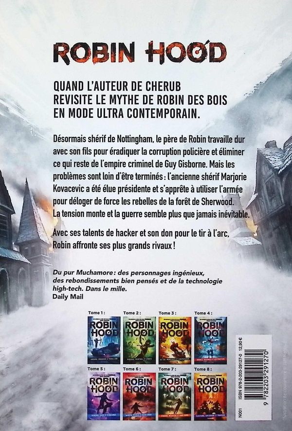 Quatrième de couverture de « Flammes, raid et chaos »