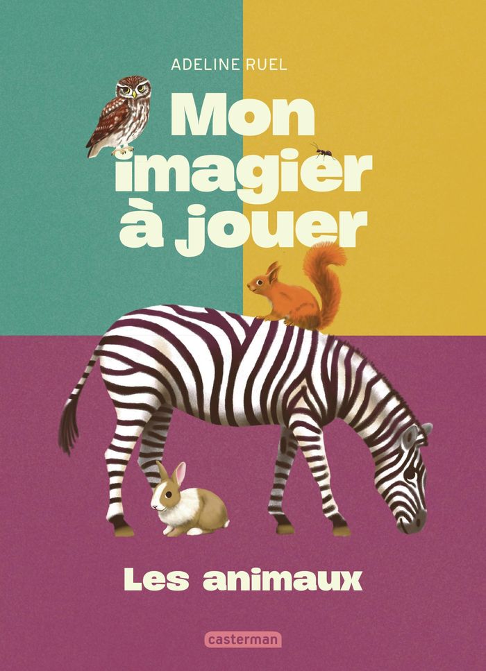 Couverture du livre « Les animaux » de Adeline Ruel, librairie Les Contes Infusés à Corte