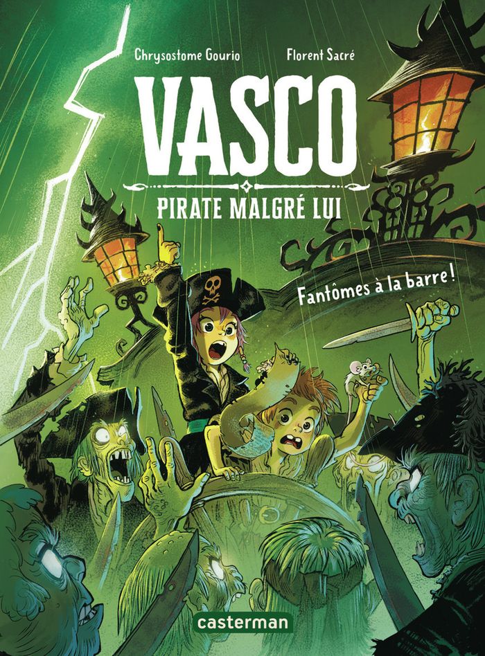 Couverture du livre « Fantômes à la barre ! » de Chrysostome Gourio, librairie Les Contes Infusés à Corte