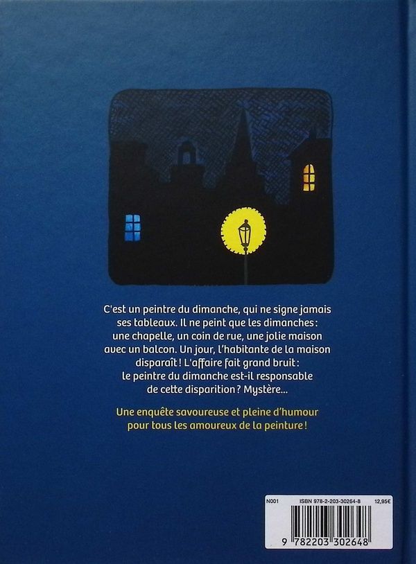 Quatrième de couverture de « Le mystère de la femme du tableau »