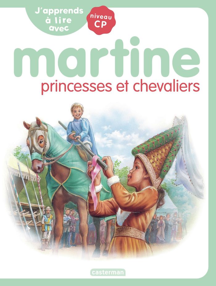 Couverture du livre « J'APPRENDS A LIRE AVEC MARTINE - VOL12 - MARTINE PRINCESSES ET CHEVALIERS » de Delahaye/marlier, librairie Les Contes Infusés à Corte