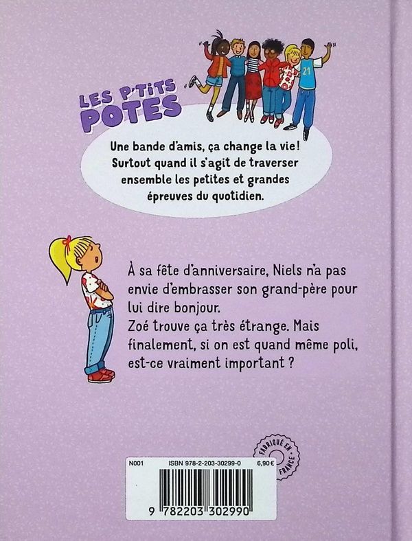 Quatrième de couverture de « Les bisous, c'est obligé ? »