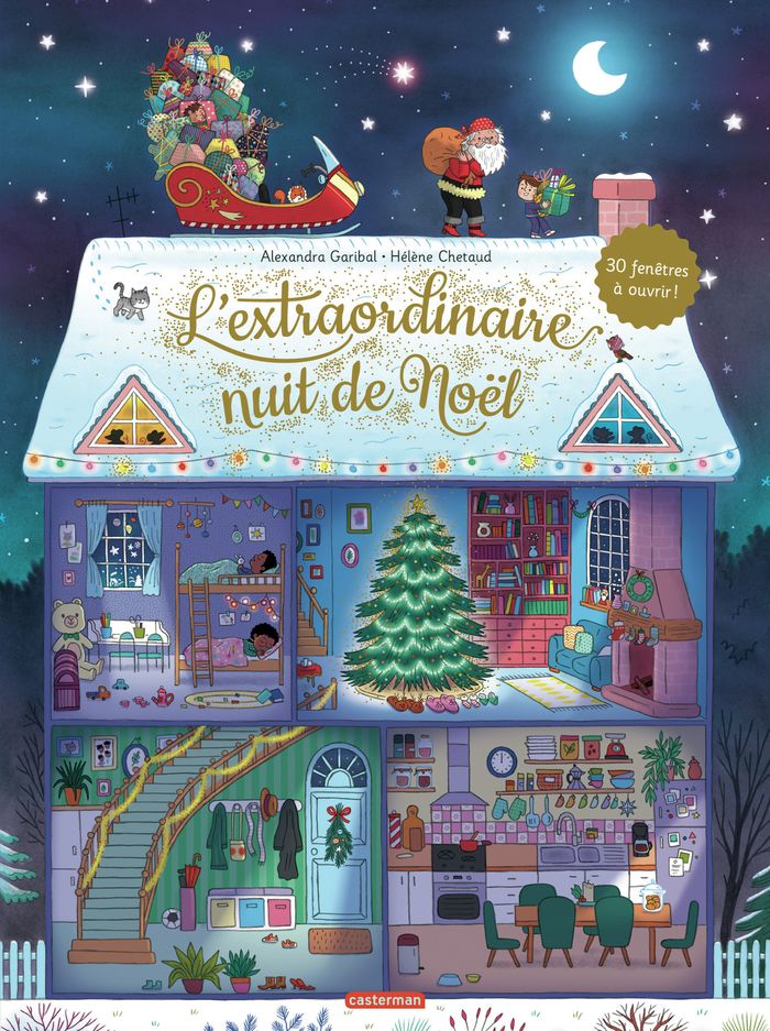 Couverture du livre « L'EXTRAORDINAIRE NUIT DE NOEL » de Garibal/chetaud, librairie Les Contes Infusés à Corte