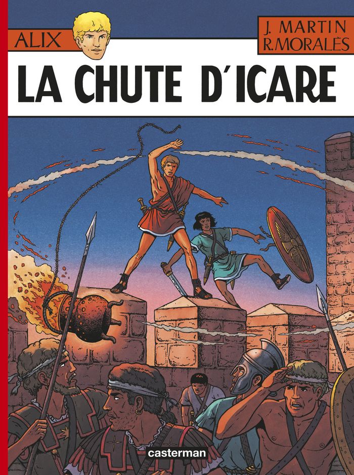 Couverture du livre « ALIX - T22 - LA CHUTE D'ICARE » de Morales/martin, librairie Les Contes Infusés à Corte