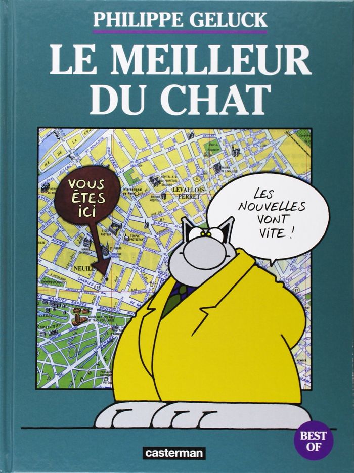Couverture du livre « LE CHAT - T01 - LE MEILLEUR DU CHAT - BEST OF DU CHAT » de Geluck, librairie Les Contes Infusés à Corte