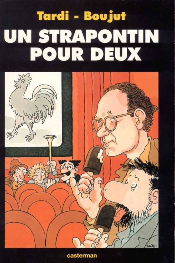 Couverture du livre « UN STRAPONTIN POUR DEUX » de Tardi/boujut, librairie Les Contes Infusés à Corte