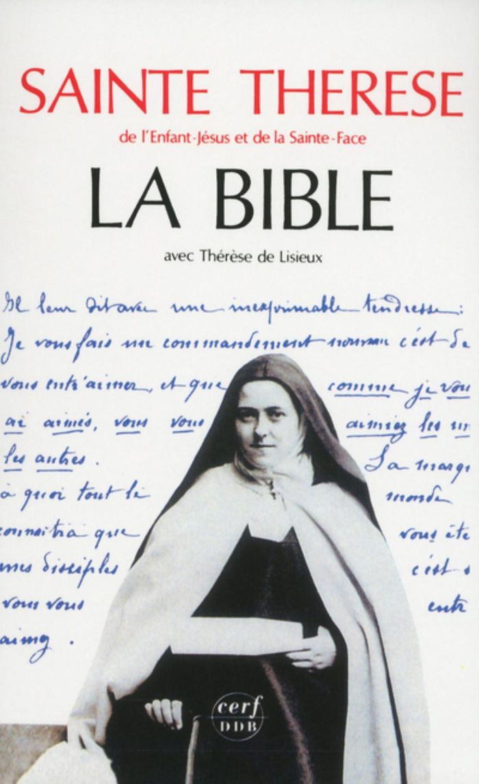 Couverture du livre « LA BIBLE AVEC THERESE DE LISIEUX » de Therese De Lisieux, librairie Les Contes Infusés à Corte