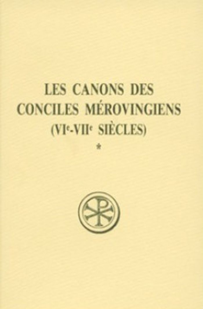 Couverture du livre « SC 353 LES CANONS DES CONCILES MEROVINGIENS - TOME 1 » de Jean Gaudemet, librairie Les Contes Infusés à Corte