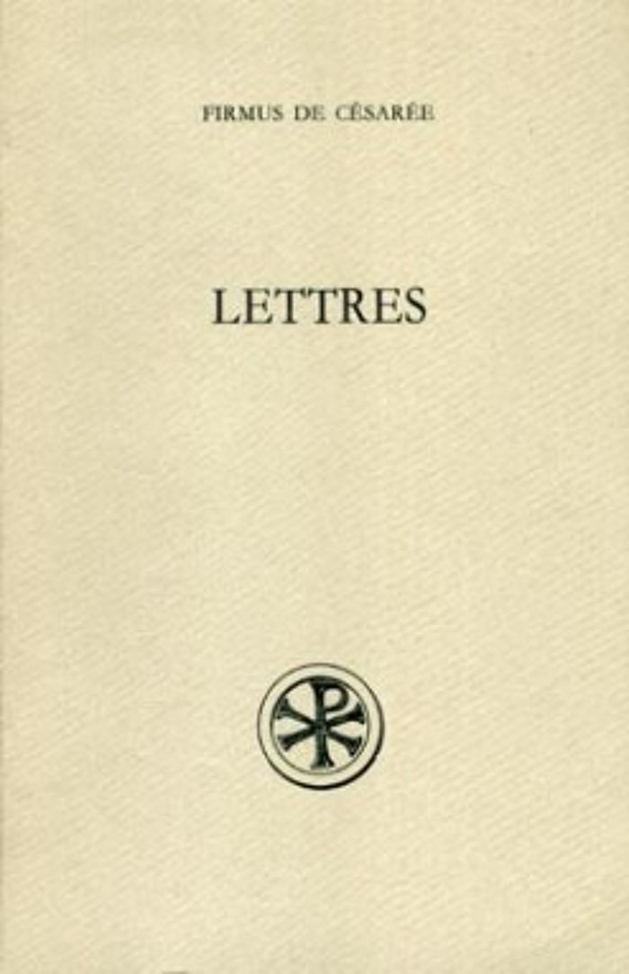 Couverture du livre « SC 350 LETTRES » de Firmus De Cesaree, librairie Les Contes Infusés à Corte