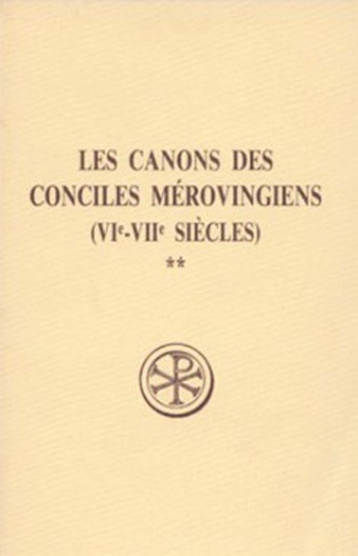 Couverture du livre « SC 354 LES CANONS DES CONCILES MEROVINGIENS (VIE-VIIE SIECLES) 2 » de Jean Gaudemet, librairie Les Contes Infusés à Corte