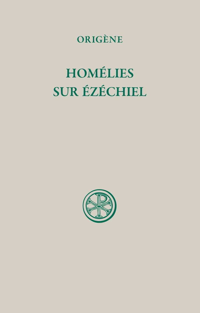 Couverture du livre « SC 352 HOMELIES SUR EZECHIEL » de Origene, librairie Les Contes Infusés à Corte